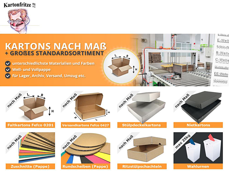 Abfalleimer Karton